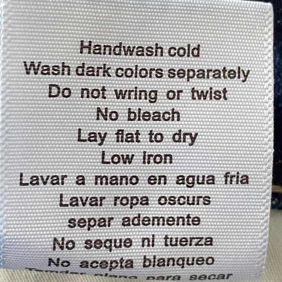 Judy Blue Wide Leg Raw Hem Jeans Dark Wash Size 15/32 - Picture 12 of 16